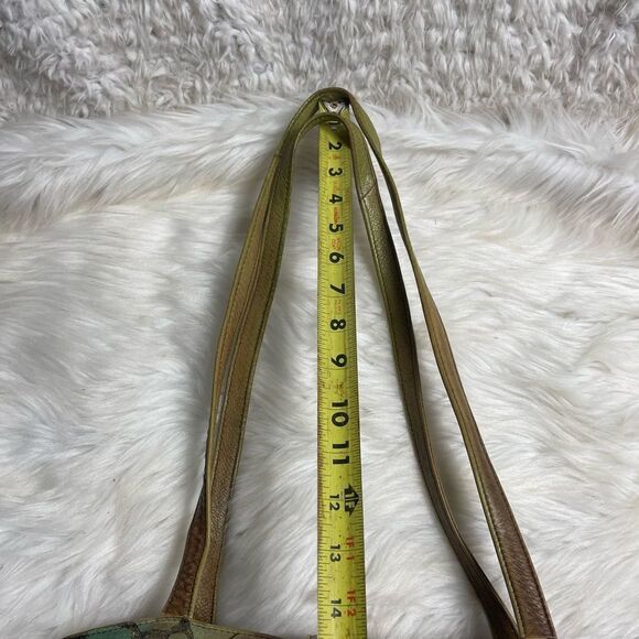 Anuschka Hand Painted Leather Medium Tote Floral Double Handle. - Picture 10 of 15